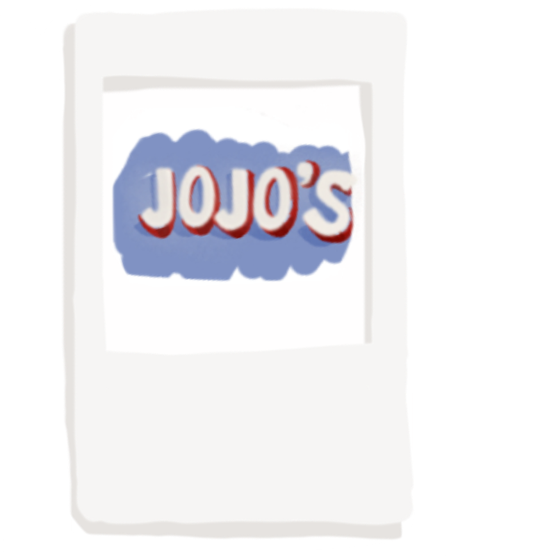 Jojo's polaroid drawing