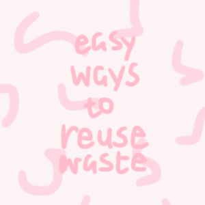 easy ways to reuse waste